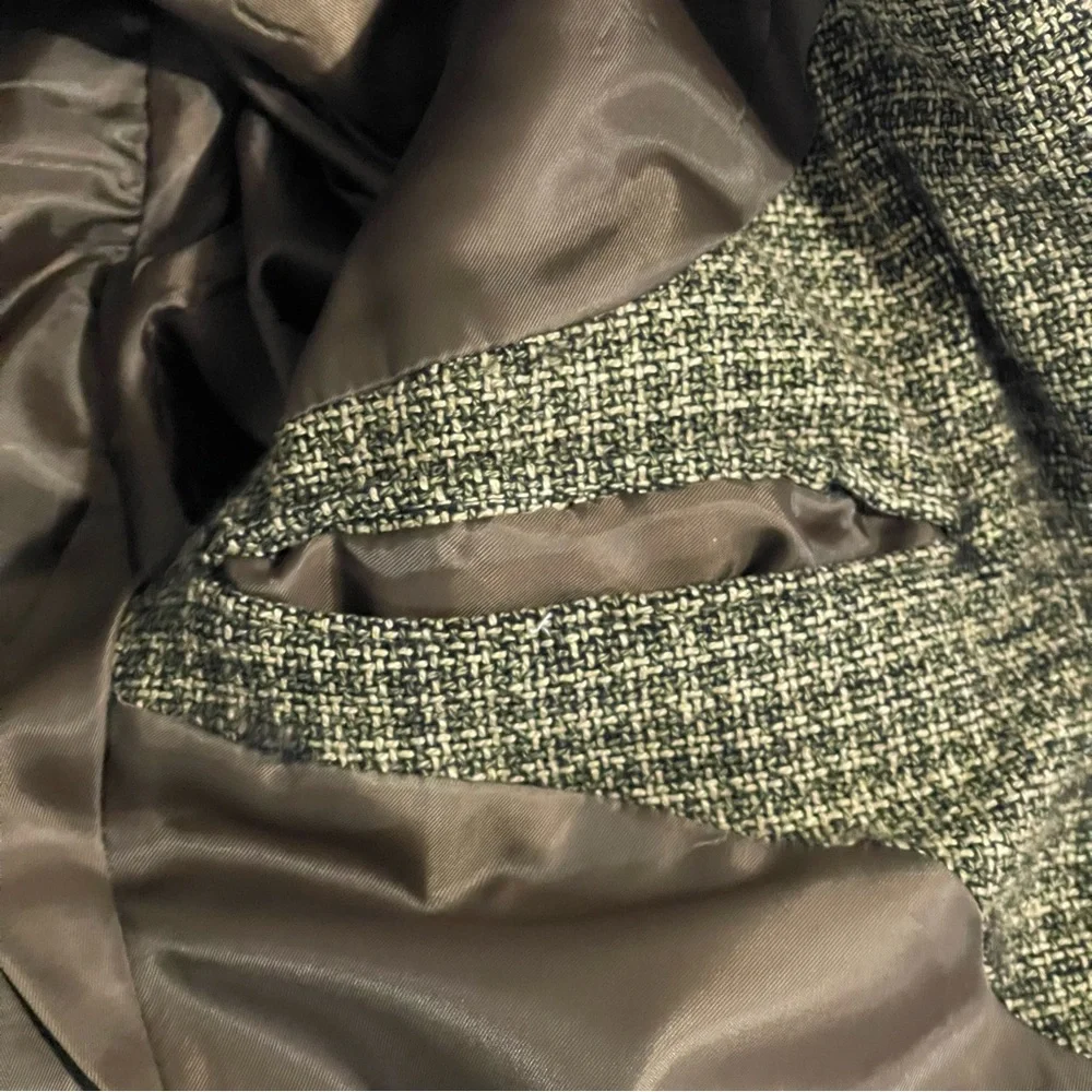 Mappelli De Milano Men 44L Brown Silk Wool Blazer Sport Coat Heavyweight‎ Casual